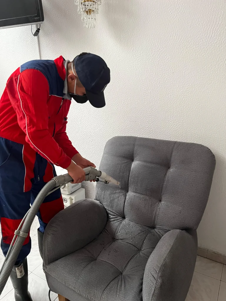limpieza de sillas