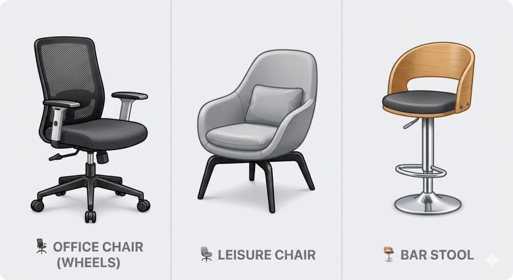 Reparación, arreglo, venta de sillas de oficina, muebles en Bogotá